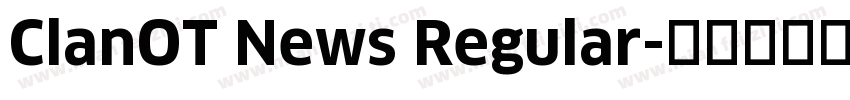 ClanOT News Regular字体转换